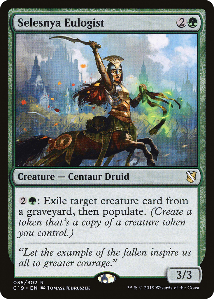 Magic: The Gathering - Selesnya Eulogist - Commander 2019