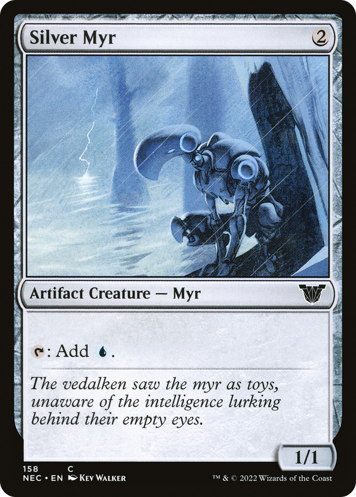 Magic: The Gathering - Silver Myr - Neon Dynasty Commander