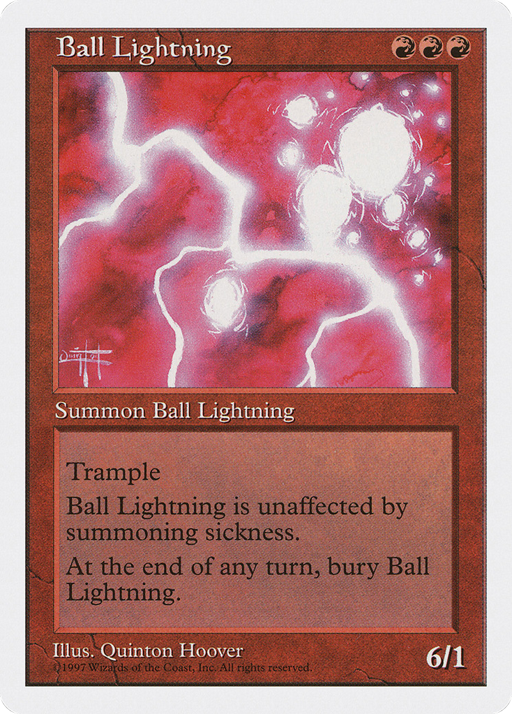 Magic: The Gathering - Ball Lightning - Fifth Edition