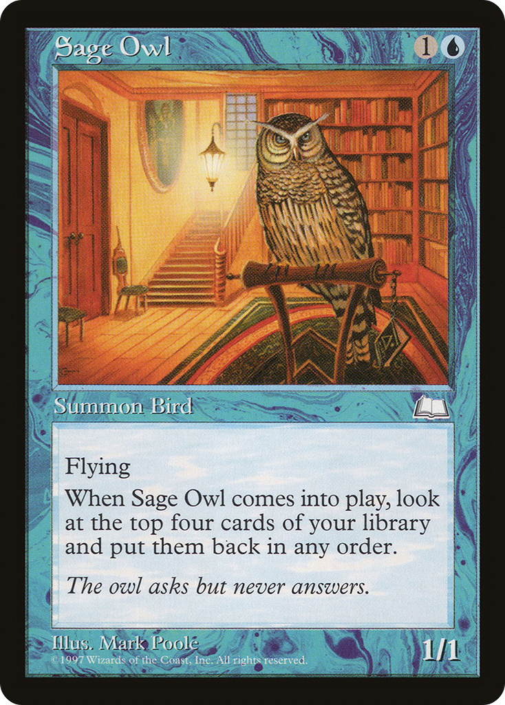Magic: The Gathering - Sage Owl - Weatherlight