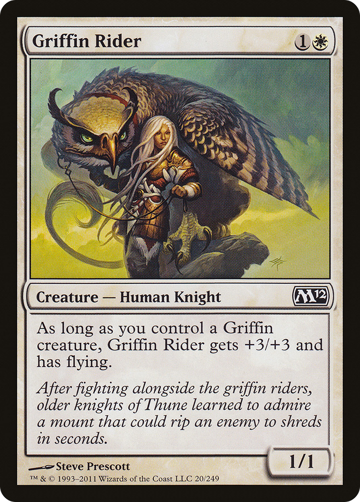 Magic: The Gathering - Griffin Rider - Magic 2012