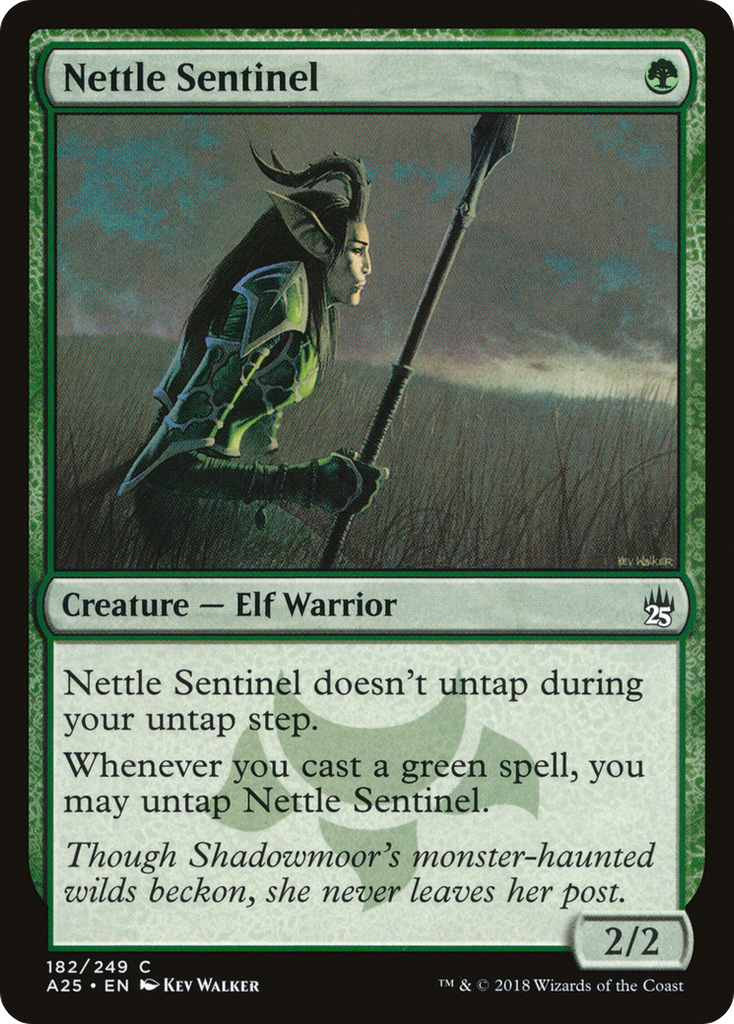 Magic: The Gathering - Nettle Sentinel - Masters 25