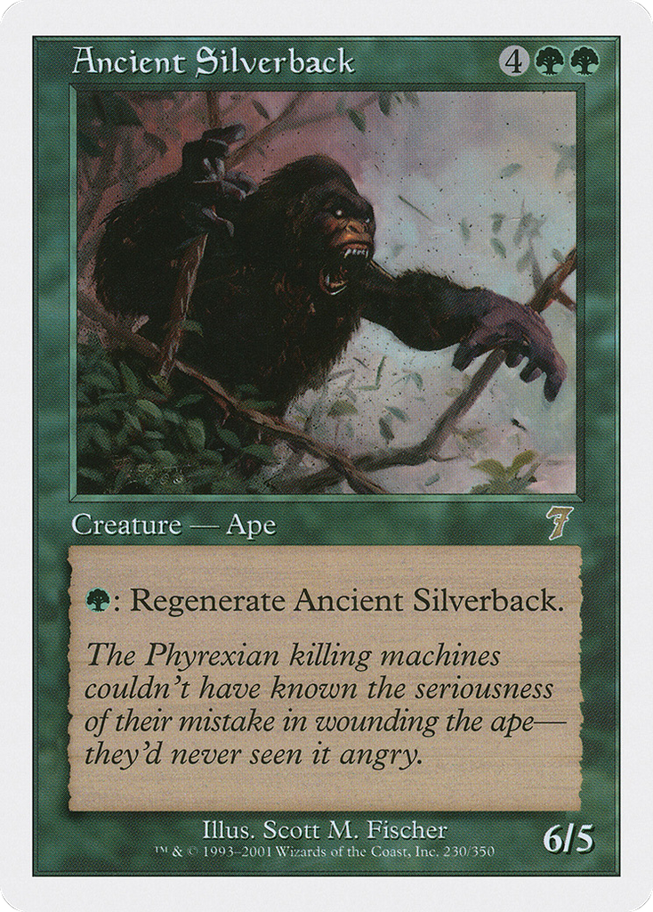 Magic: The Gathering - Ancient Silverback - Seventh Edition