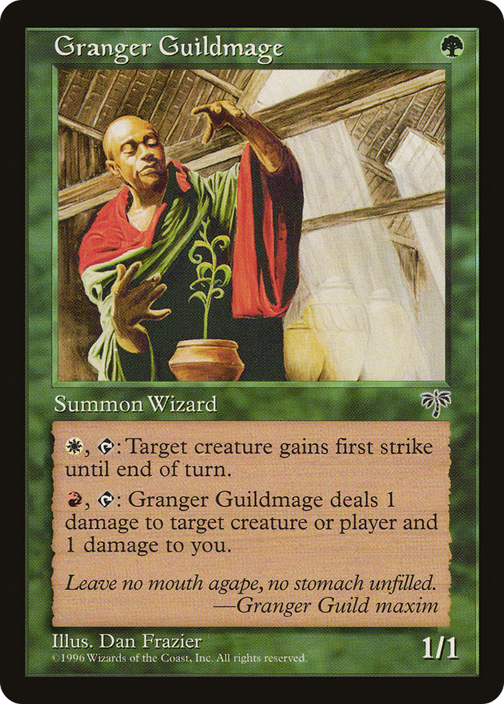 Magic: The Gathering - Granger Guildmage - Mirage