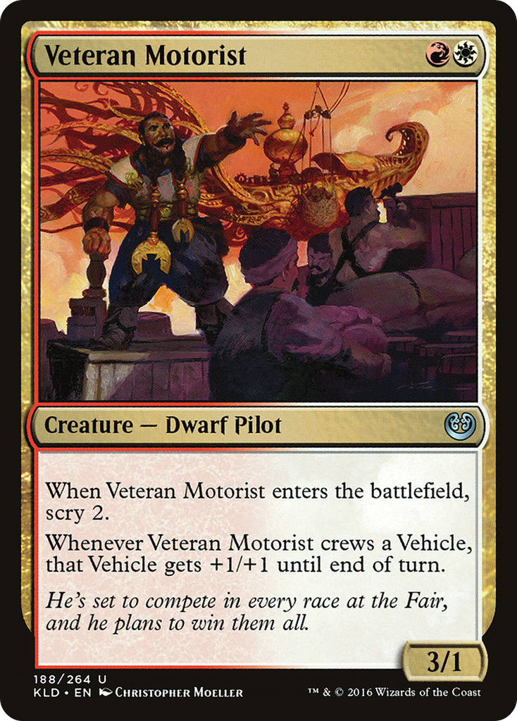 Magic: The Gathering - Veteran Motorist - Kaladesh