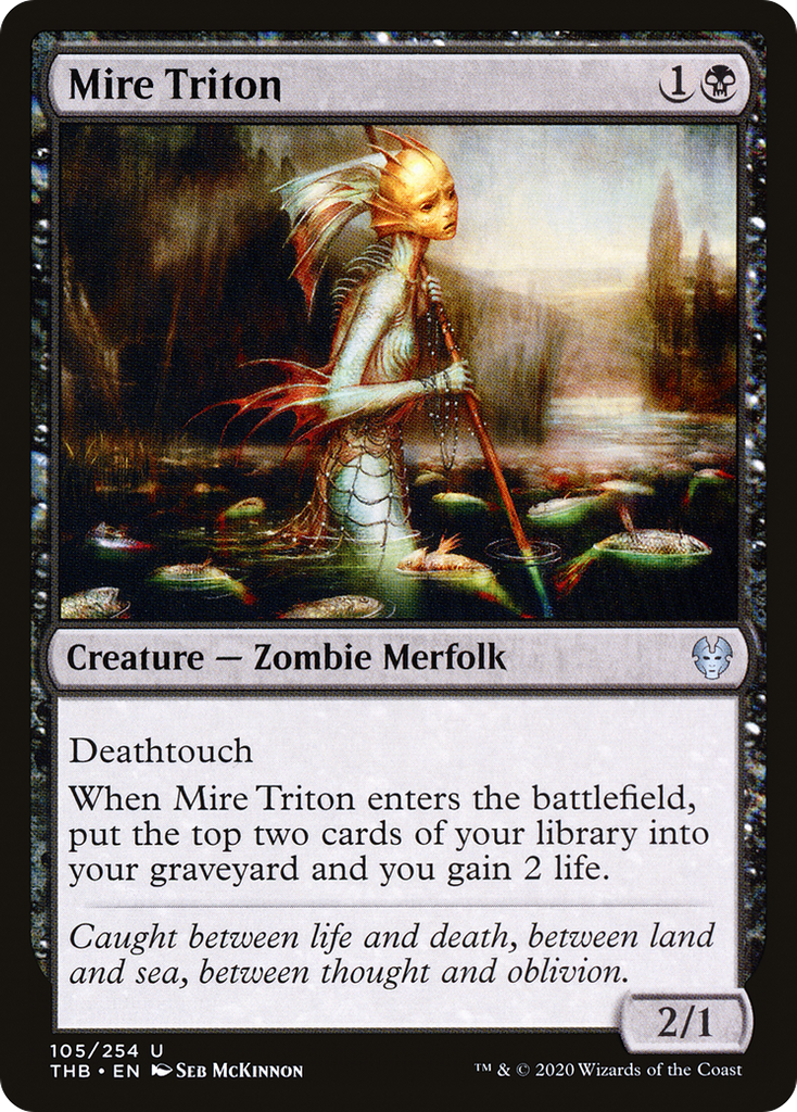 Magic: The Gathering - Mire Triton Foil - Theros Beyond Death