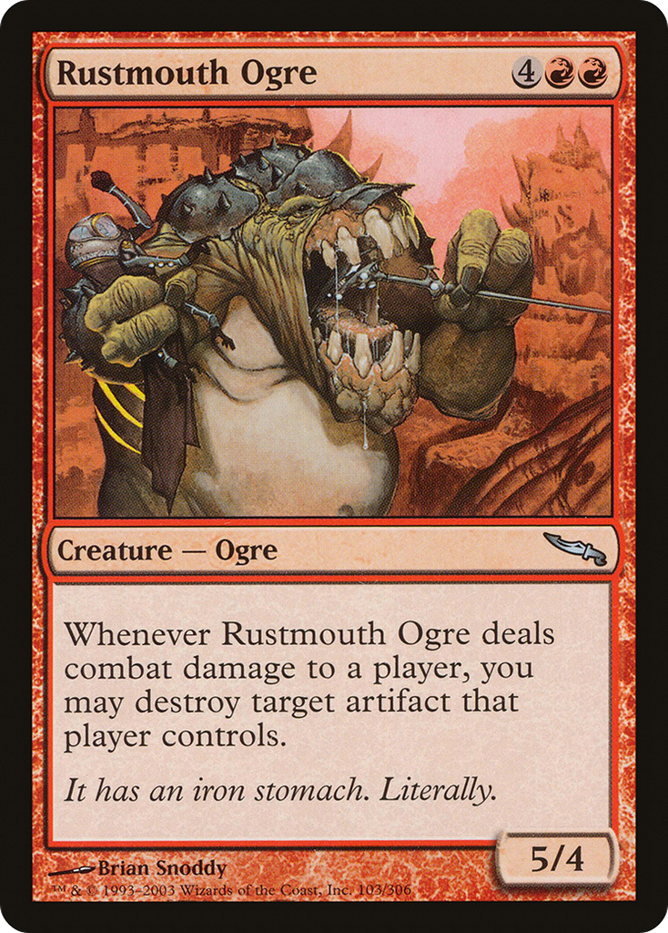 Magic: The Gathering - Rustmouth Ogre - Mirrodin