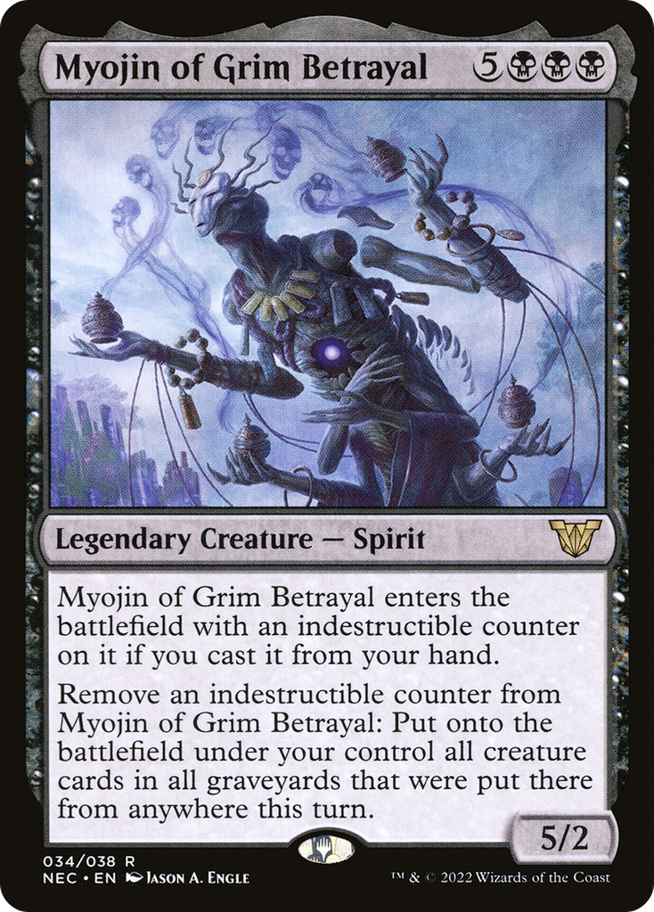 Magic: The Gathering - Myojin of Grim Betrayal - Neon Dynasty Commander