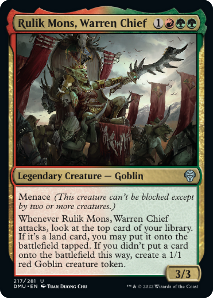 Magic: The Gathering - Rulik Mons, Warren Chief - Dominaria United