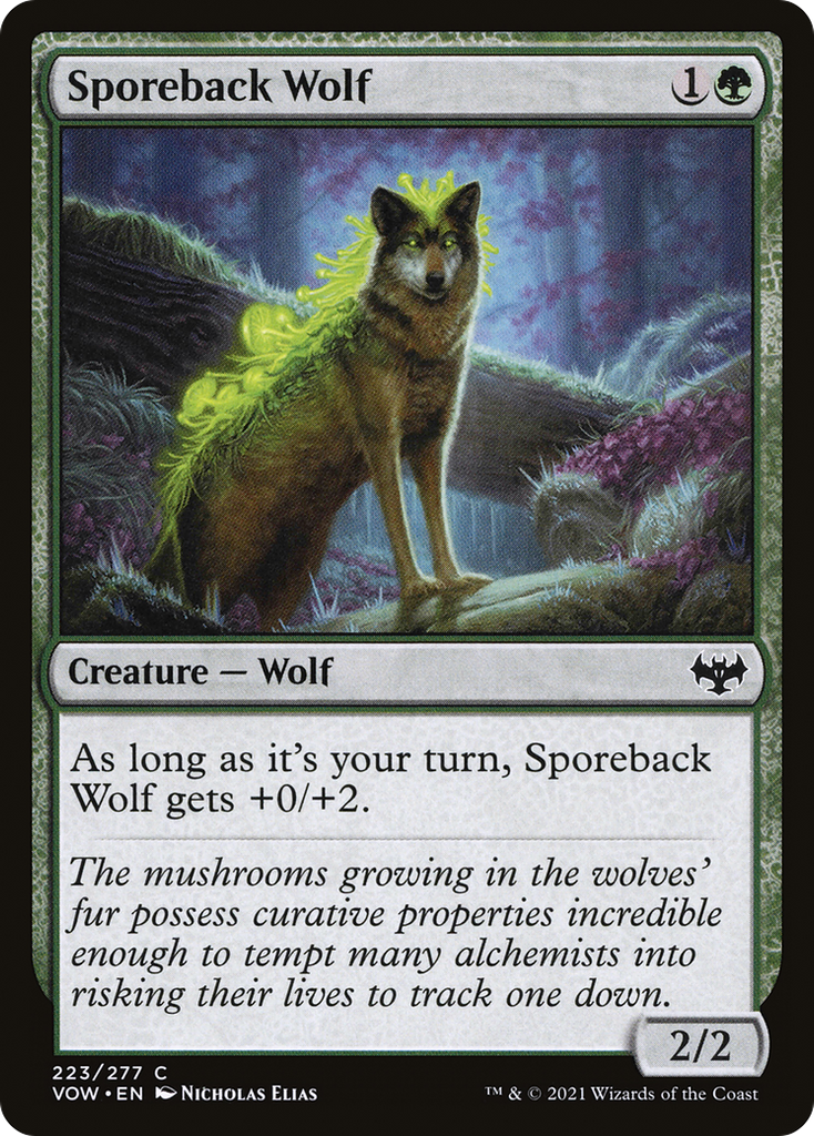 Magic: The Gathering - Sporeback Wolf - Innistrad: Crimson Vow