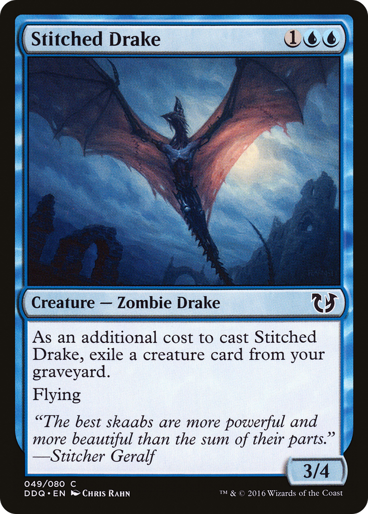 Magic: The Gathering - Stitched Drake - Duel Decks: Blessed vs. Cursed