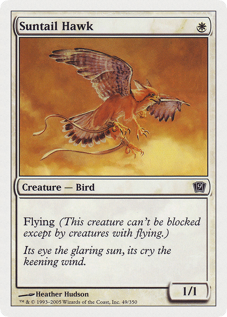 Magic: The Gathering - Suntail Hawk - Ninth Edition