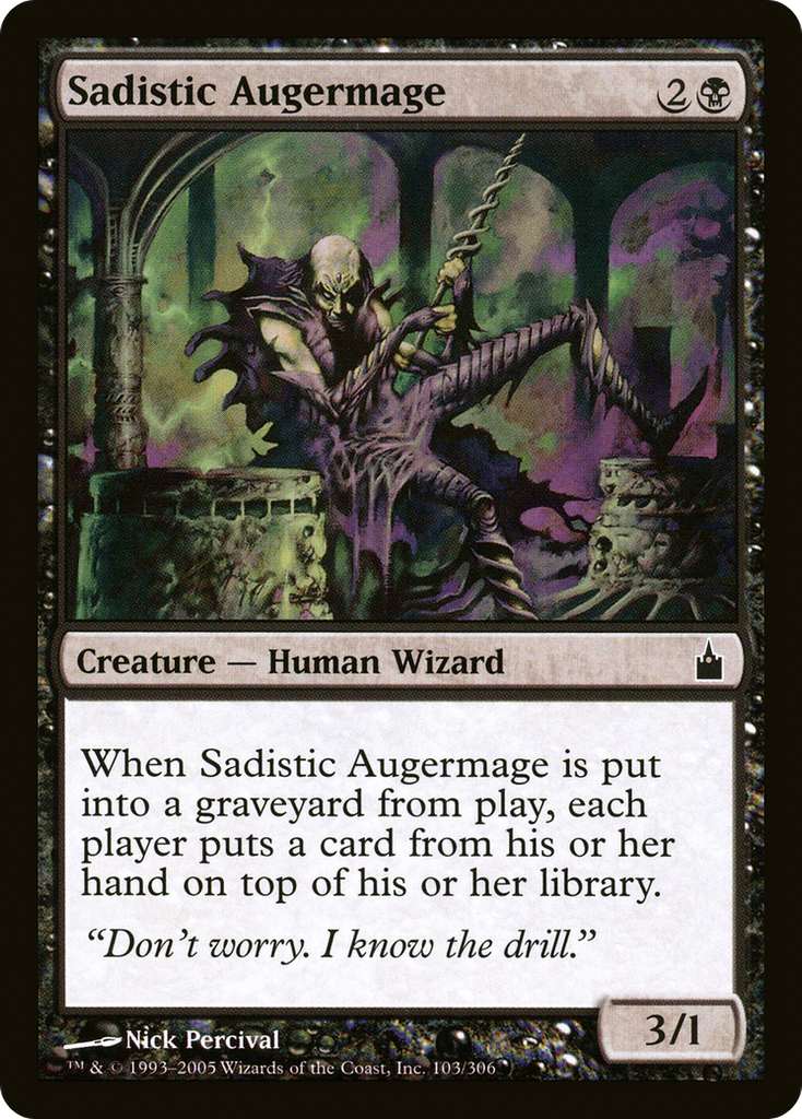Magic: The Gathering - Sadistic Augermage - Ravnica: City of Guilds
