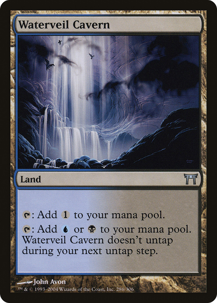 Magic: The Gathering - Waterveil Cavern - Champions of Kamigawa