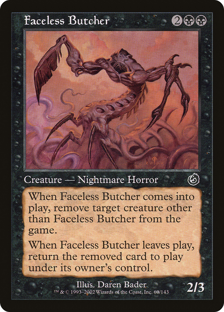 Magic: The Gathering - Faceless Butcher - Torment