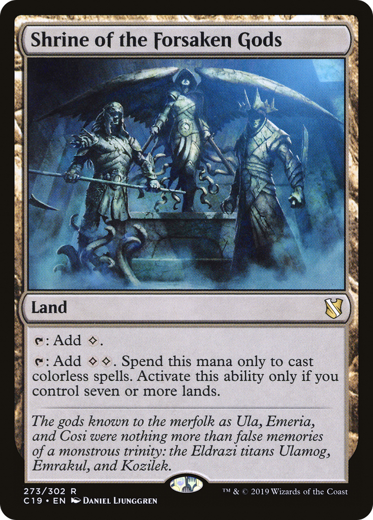 Magic: The Gathering - Shrine of the Forsaken Gods - Commander 2019