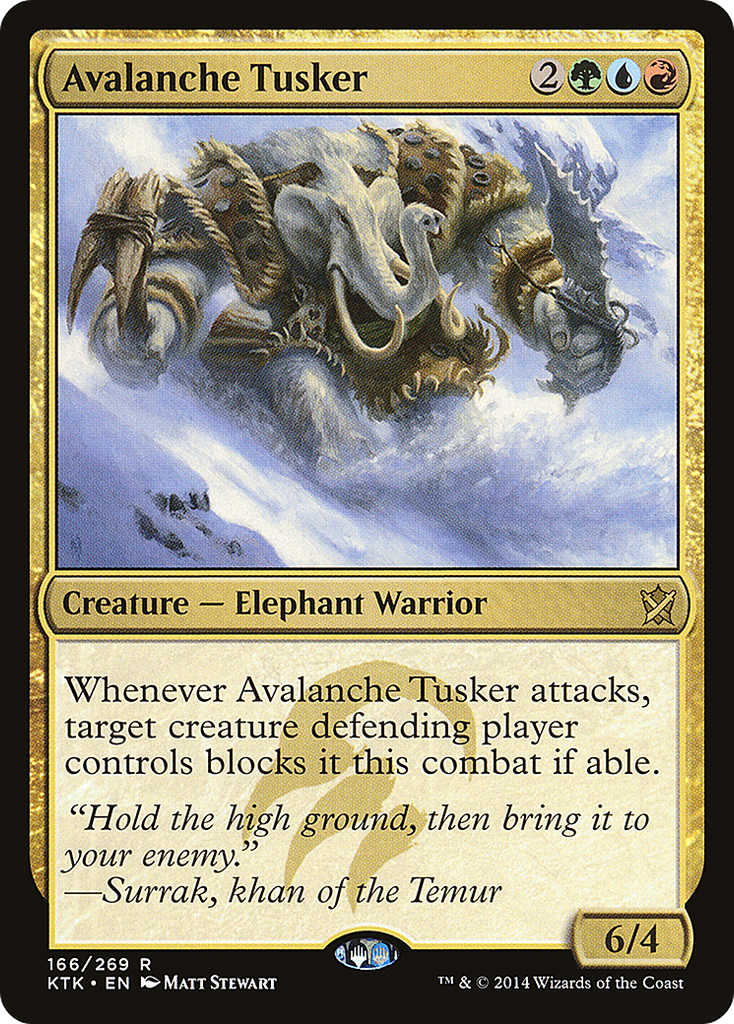 Magic: The Gathering - Avalanche Tusker - Khans of Tarkir