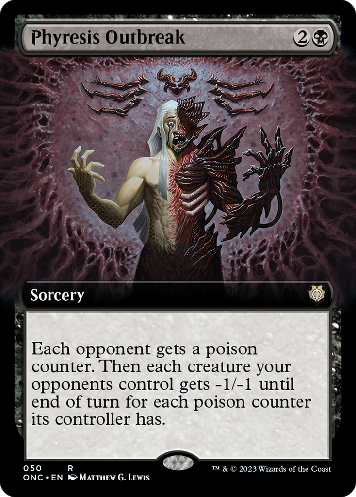 Magic: The Gathering - Phyresis Outbreak Foil - Phyrexia: All Will Be One Commander