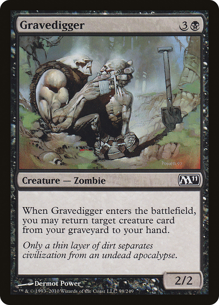 Magic: The Gathering - Gravedigger - Magic 2011