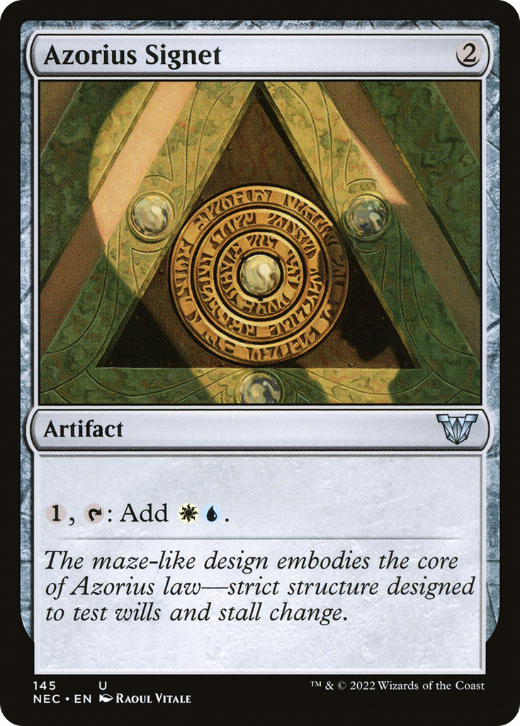 Magic: The Gathering - Azorius Signet - Neon Dynasty Commander