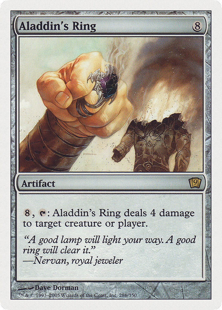 Magic: The Gathering - Aladdin's Ring - Ninth Edition