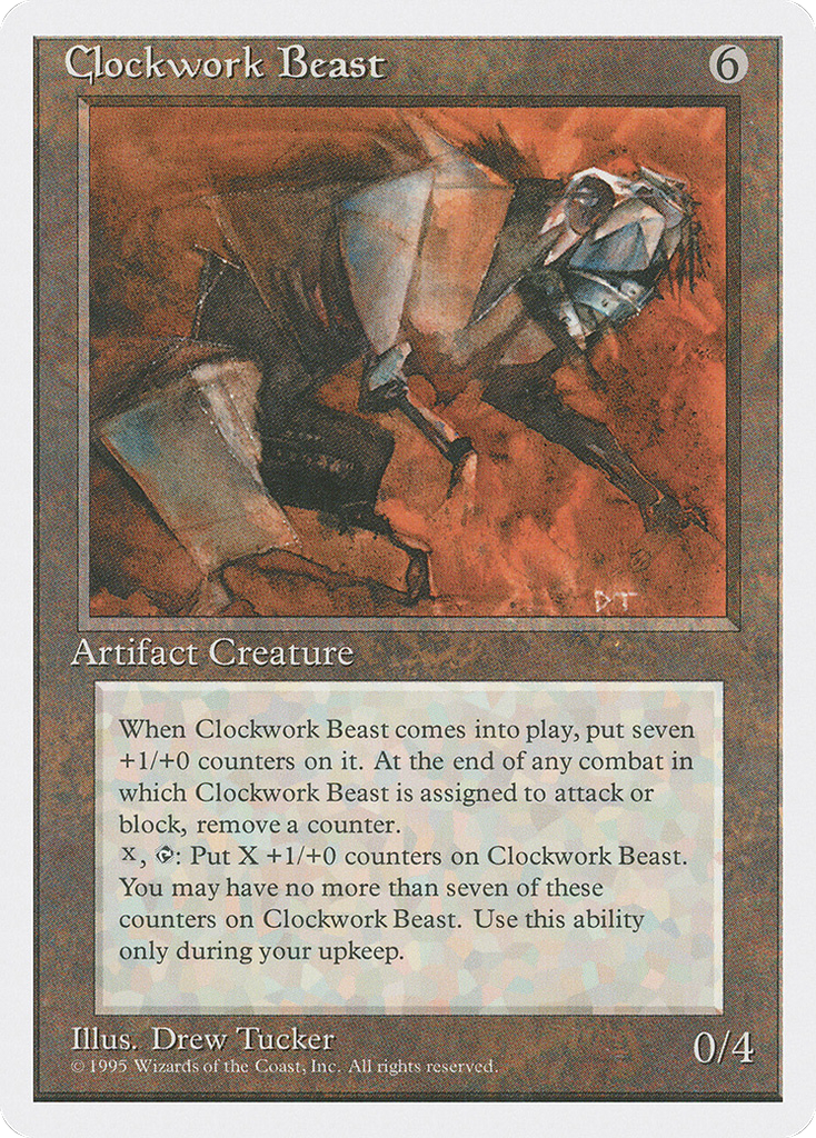 Magic: The Gathering - Clockwork Beast - Fourth Edition