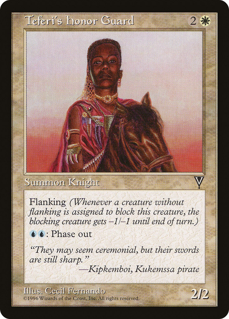 Magic: The Gathering - Teferi's Honor Guard - Visions