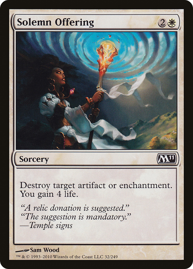 Magic: The Gathering - Solemn Offering - Magic 2011