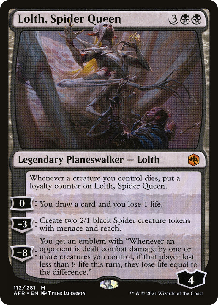 Magic: The Gathering - Lolth, Spider Queen - Adventures in the Forgotten Realms