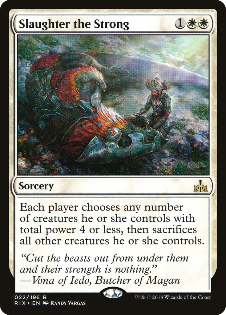 Magic: The Gathering - Slaughter the Strong - Rivals of Ixalan