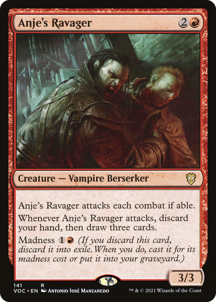 Magic: The Gathering - Anje's Ravager - Crimson Vow Commander