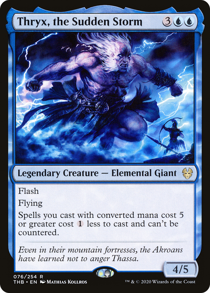 Magic: The Gathering - Thryx, the Sudden Storm Foil - Theros Beyond Death