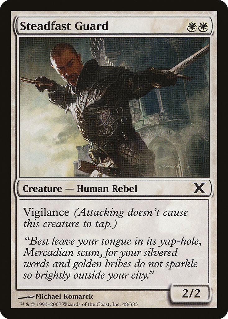 Magic: The Gathering - Steadfast Guard - Tenth Edition