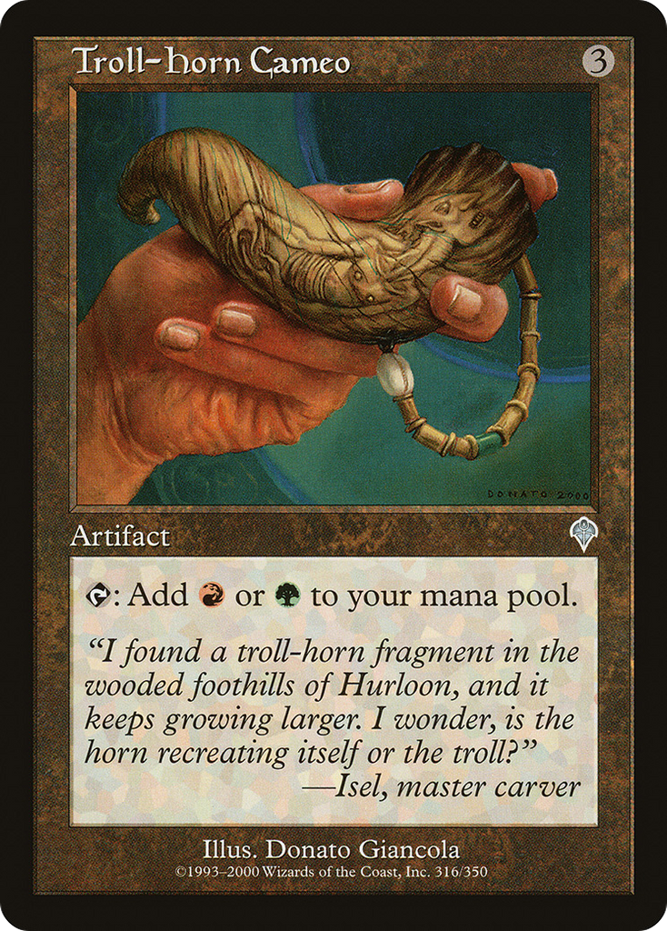 Magic: The Gathering - Troll-Horn Cameo - Invasion