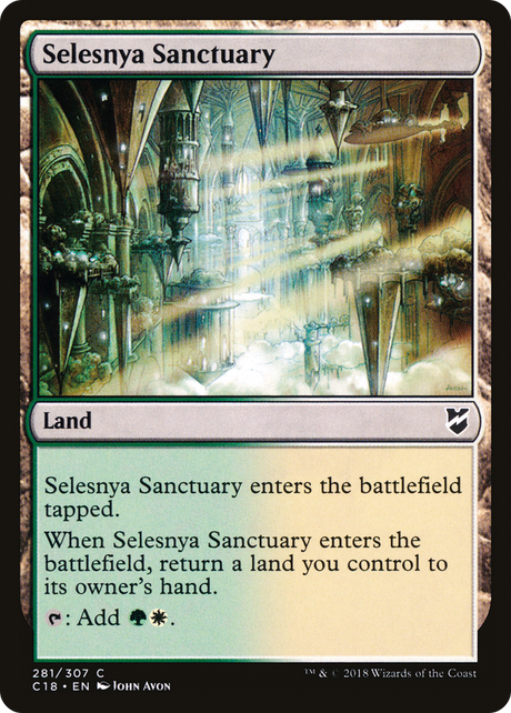 Magic: The Gathering - Selesnya Sanctuary - Commander 2018