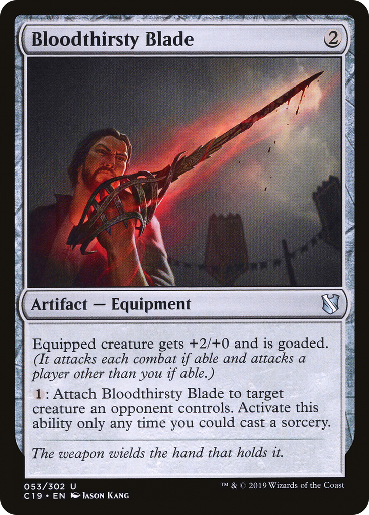 Magic: The Gathering - Bloodthirsty Blade - Commander 2019