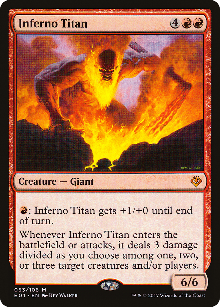 Magic: The Gathering - Inferno Titan - Archenemy: Nicol Bolas