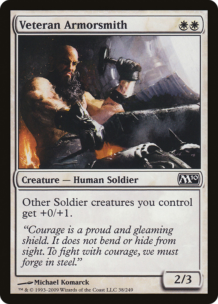 Magic: The Gathering - Veteran Armorsmith - Magic 2010