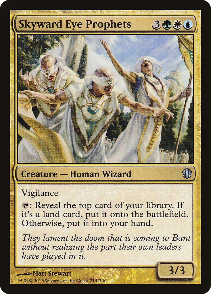 Magic: The Gathering - Skyward Eye Prophets - Commander 2013