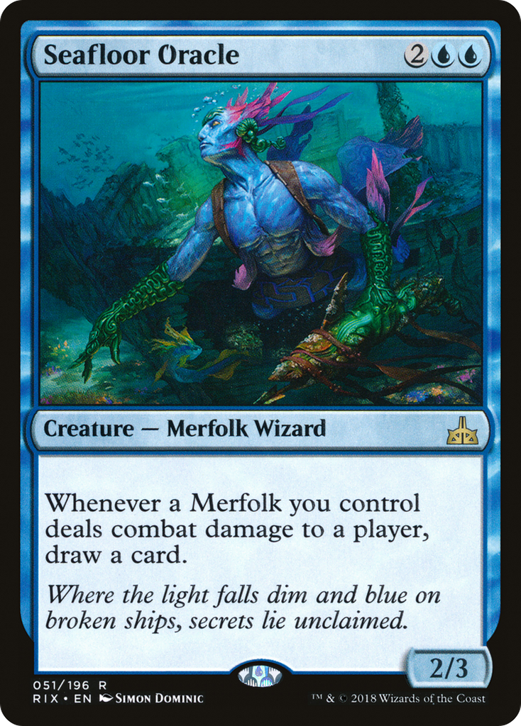 Magic: The Gathering - Seafloor Oracle - Rivals of Ixalan