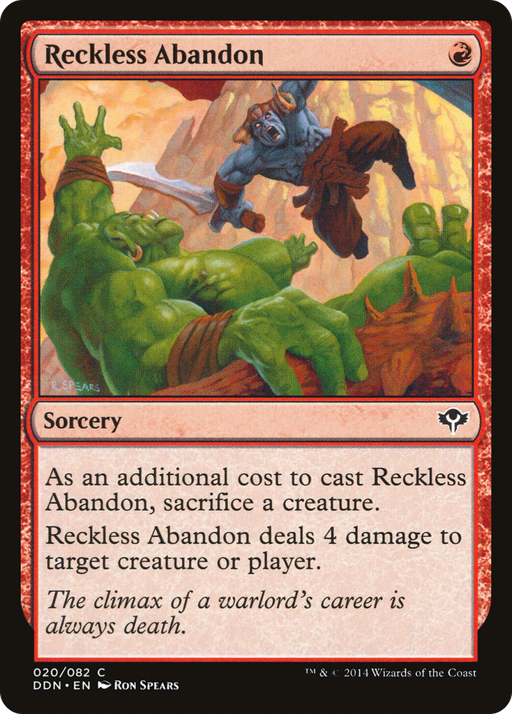 Magic: The Gathering - Reckless Abandon - Duel Decks: Speed vs. Cunning