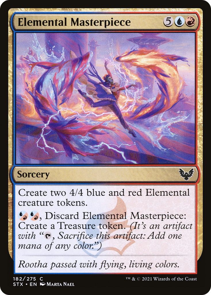 Magic: The Gathering - Elemental Masterpiece Foil - Strixhaven: School of Mages