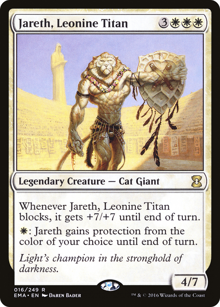 Magic: The Gathering - Jareth, Leonine Titan - Eternal Masters