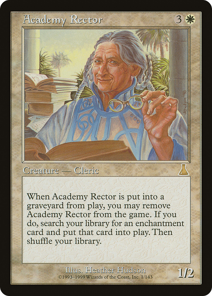 Magic: The Gathering - Academy Rector - Urza's Destiny