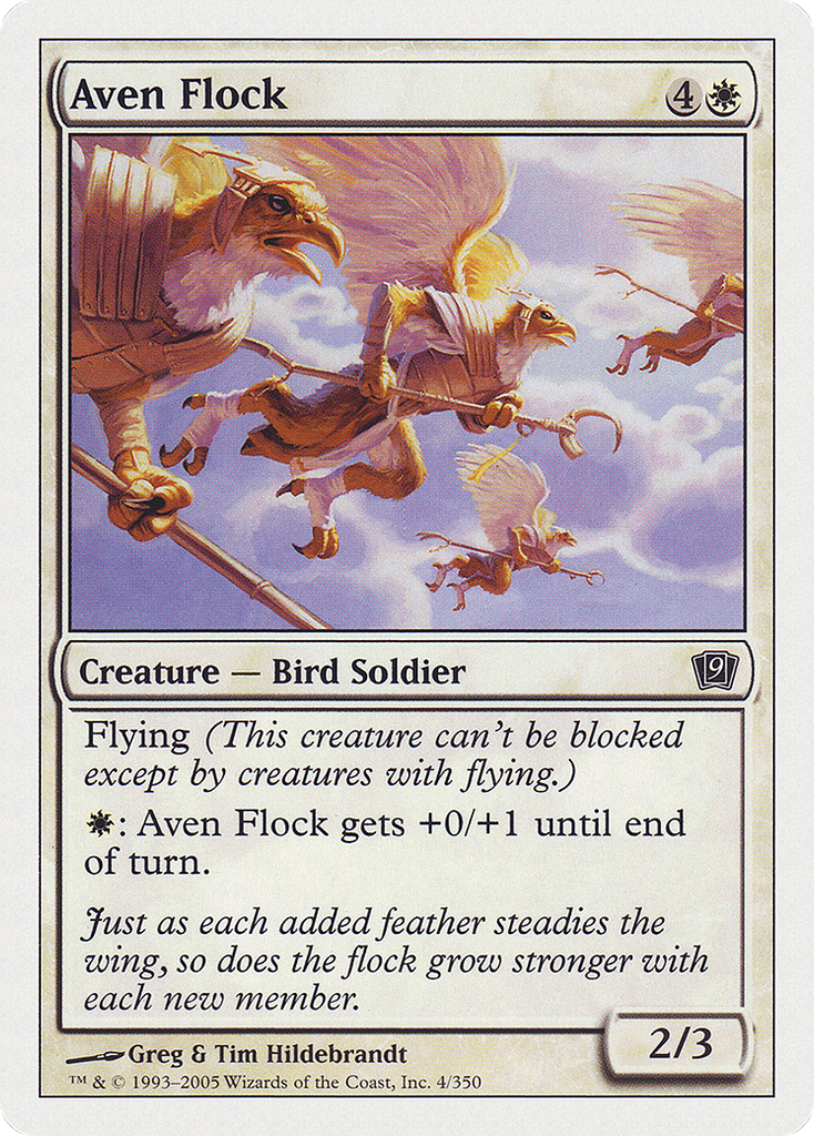 Magic: The Gathering - Aven Flock - Ninth Edition