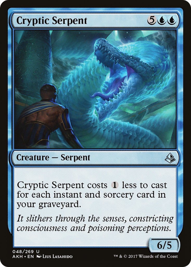 Magic: The Gathering - Cryptic Serpent - Amonkhet