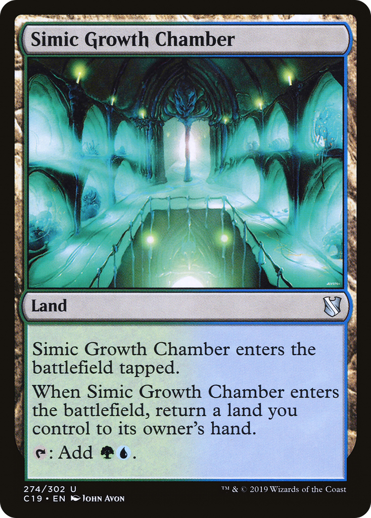 Magic: The Gathering - Simic Growth Chamber - Commander 2019