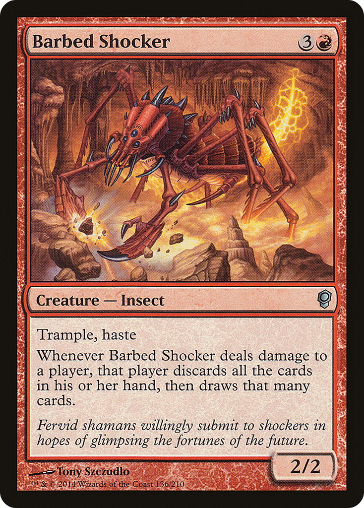 Magic: The Gathering - Barbed Shocker - Conspiracy