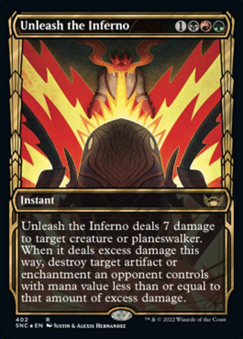 Magic the Gathering - Unleash the Inferno Foil - Streets of New Capenna