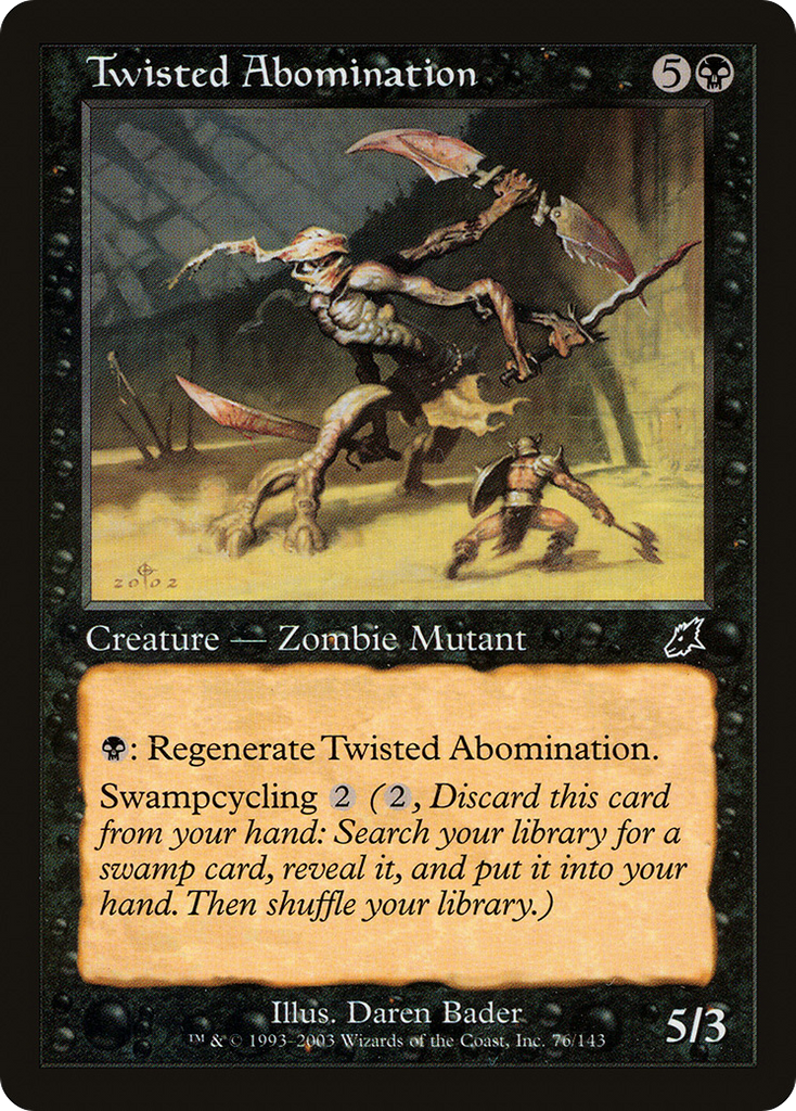 Magic: The Gathering - Twisted Abomination - Scourge
